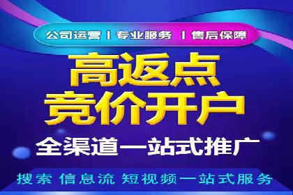 竞价推广开户实战案例解析